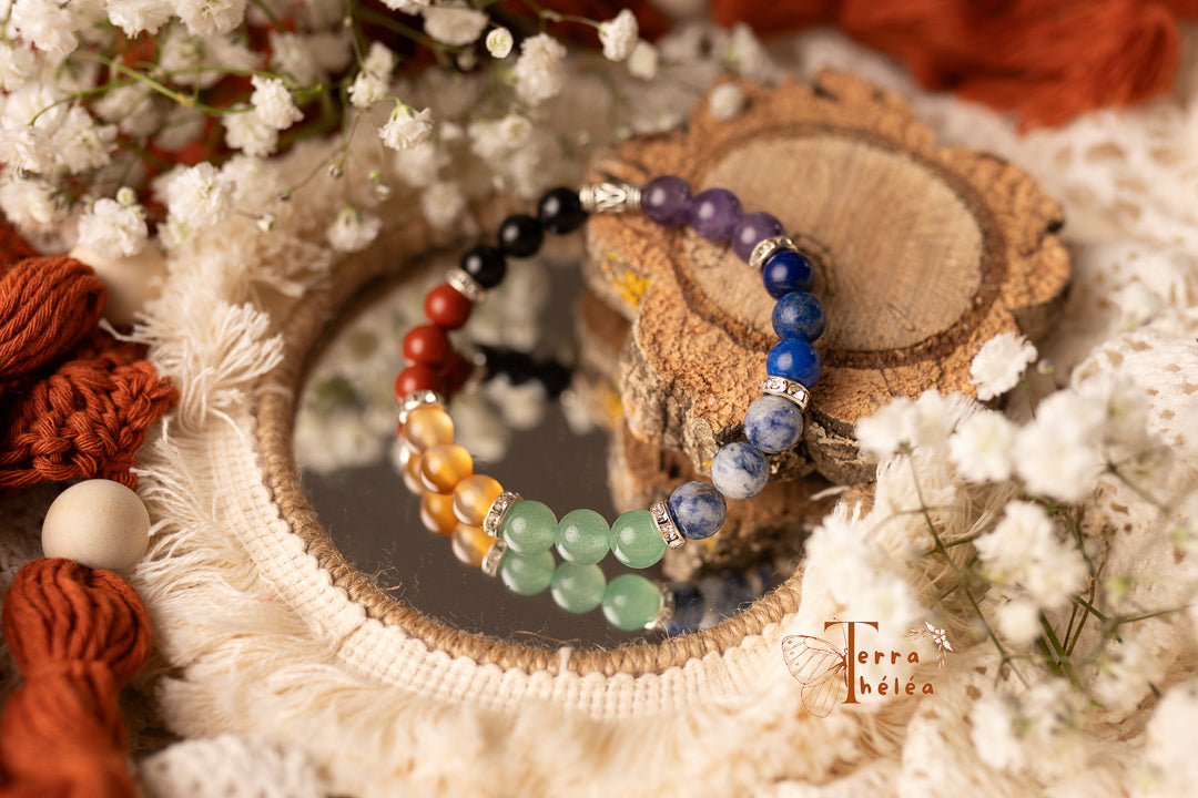 Bracelet 7 chakras - Femme