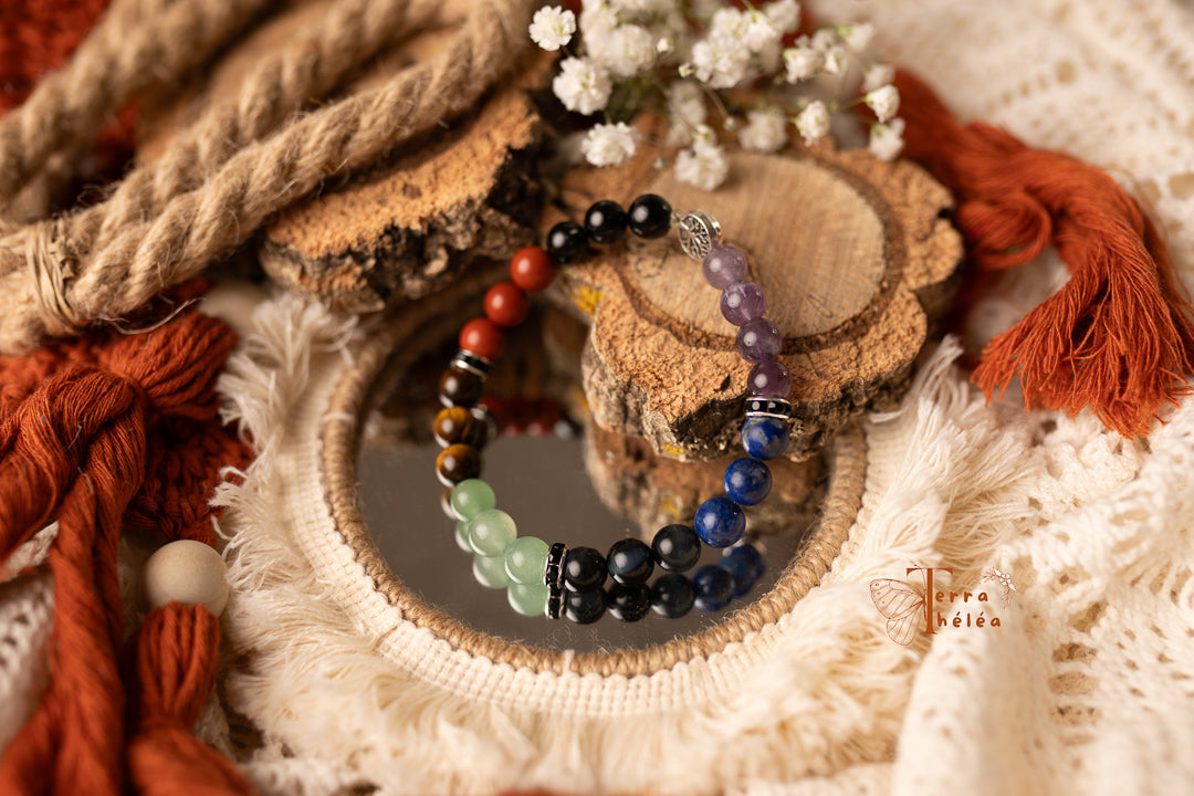 Bracelet 7 chakras - Homme
