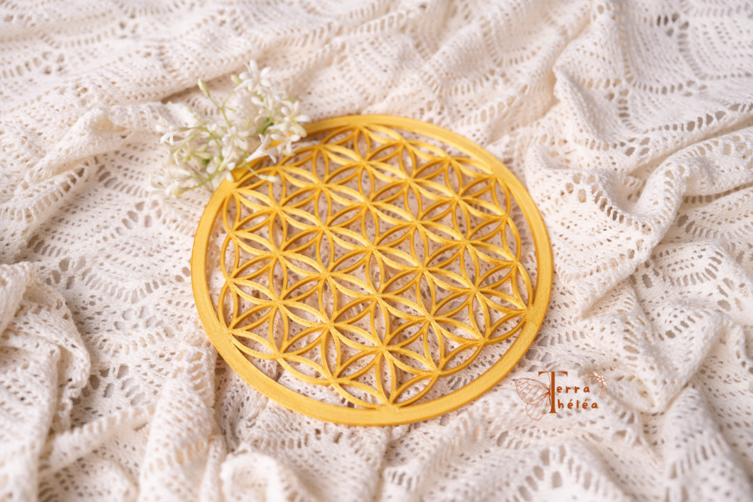 Fleur de vie dorée - Amidon de maïs