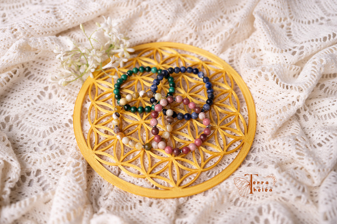 Fleur de vie dorée - Amidon de maïs